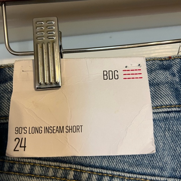 NEW BDG 90s Long Inseam Shorts size 24 - Picture 12 of 14